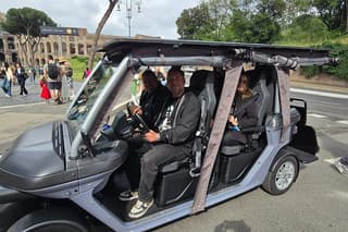 Enjoy Rome with a Golf Cart