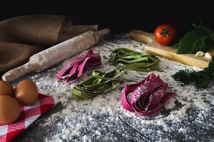 Bologna Fresh Colored Pasta Home Cooking Class with wine — photo 1 of 12