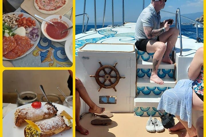 Combo Taormina Boat Tour and Cooking Class of Pizza and Cannoli — photo 1 of 23