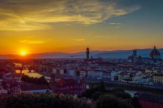 Private Florence Sunset Tour by Eco-Friendly Golf Cart