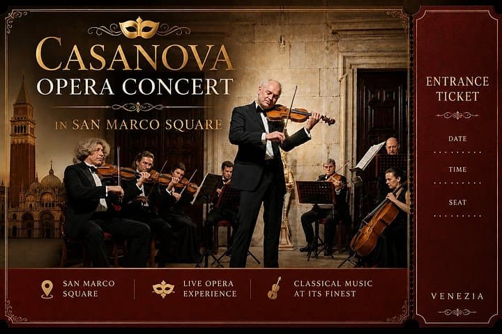 Casanova Opera Concert in San Marco Square Ticket — photo 1 of 7