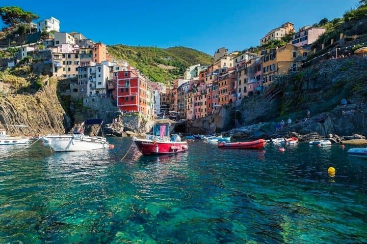 Cinque Terre Day/Sunset Boat Tour Swim Snacks and Prosecco — photo 1 of 13
