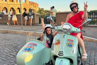 Rome Vespa Sidecar Tour into the Heart of Coppede and Hidden gems