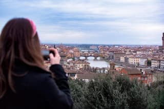 Golf Cart Tour to Piazzale Michelangelo Views and Relaxation