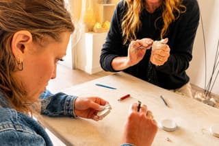 Creative workshop of Lecce stone