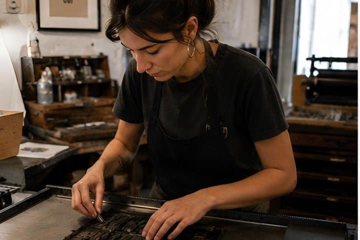 Print Workshop in Venice with Wooden Typography — photo 1 of 8