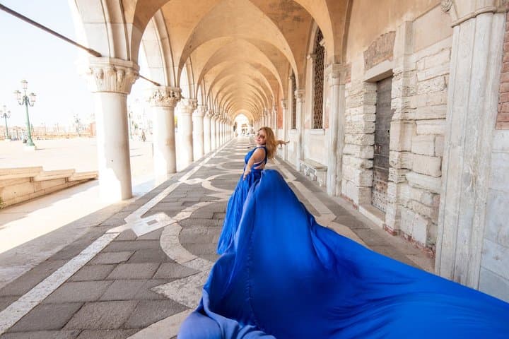 Venice Flying Dress Photoshoot — photo 1 of 49