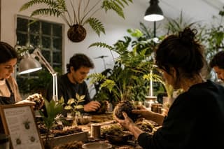 Discover the Japanese Art of Kokedama in Milan Navigli District
