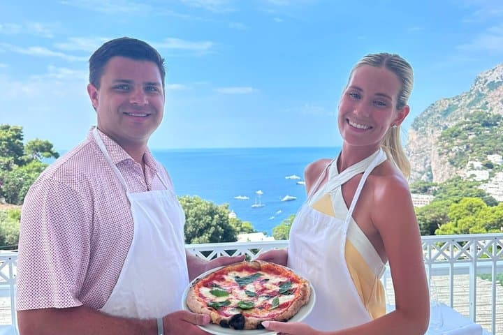 Small Group Capri Pizza Making Class, Tiramisu, Wine and Sea View — photo 1 of 12