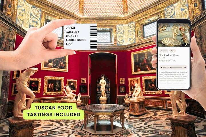Florence: Uffizi Gallery Timed Ticket with Audio Guide App — photo 1 of 13