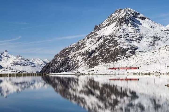 From Milan to St. Moritz Bernina Red Train Alpine Day Trip — photo 1 of 18