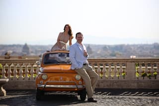 Private Luxury Vintage Fiat 500 Tour & Professional Photoshoot