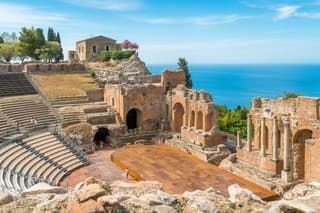 The Godfather's land and Taormina shore excursion from Messina