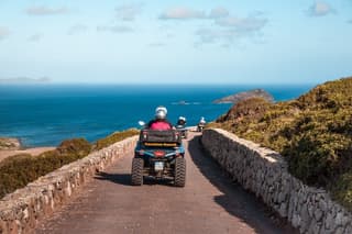 Panoramic quad tour on the coast of Sant'Antioco