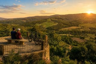 Gaiole in Chianti Tour by e-bike between Etruscans and abbeys