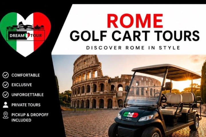 Golf Cart Rome Dream Tour semi-private — photo 1 of 6