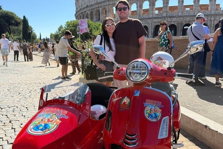 Italian Breakfast & Private Vespa Sidecar Tour with Trevi Tickets — photo 1 of 14