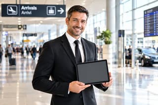 FCO Airport to Rome Luxury Private Arrival Transfer
