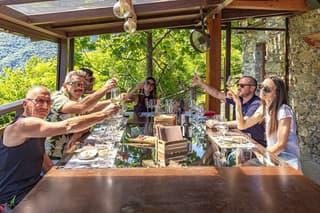 Lake Como Classic Wines and Local Delicacies in the Vineyards