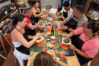 Cinque Terre, Authentic Pesto Cooking Class Wine Tasting