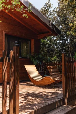 Mini spa in chalet bosco e trullo