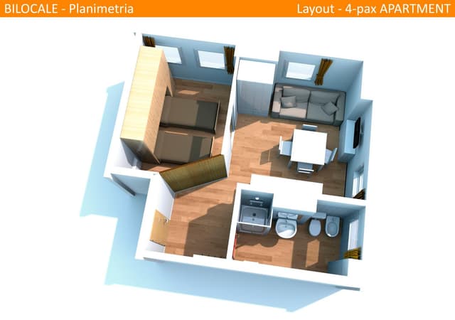 Apartment with Mountain View