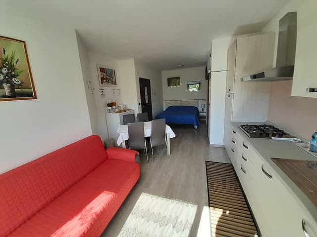Family Studio, Kitchen, Garden Area