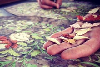 Inlaid wood Factory Tour