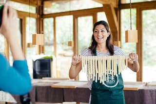 Pasta & Pesto Class with a View, plus Tiramisù & opt. Market Tour