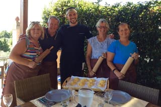 Cooking class for small group in a 19th century villa Florence