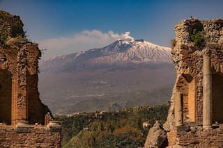 ETNA and Taormina departing from Cefalù, Private Tour
