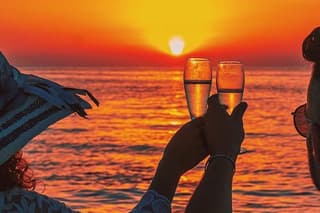 Private Sunset Boat Tour with Prosecco from Sorrento