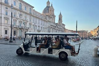 Exclusive Private Golf Cart Tour of Rome