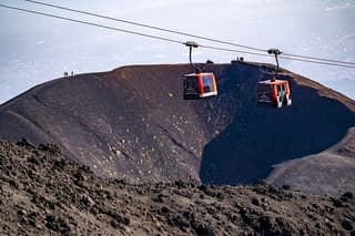 Mount Etna South Slope: Ticketing for the Etna Cable Car