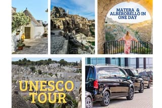From Polignano : Unesco Tour-Guided tour of Matera and Alberobello