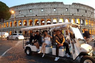 Rome by Night Private Golf Cart Tour-3 Hours