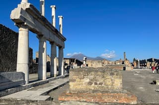 From Positano: Pompeii tour with Wine and Olive oil tasting
