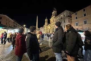 Sunset Rome City Tour with Trevi Fountain Pantheon Navona Square