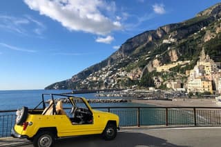 Amalfi Coast vintage tour with cheese and wine tastings