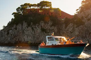 Shared Sunset and Night Boat Tour to Capri from Sorrento