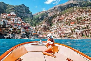 From Naples: COASTLINE TOUR BY BOAT to Amalfi, Ravello, Positano