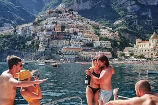 From Sorrento: Coastline tour boat to Amalfi and Positano