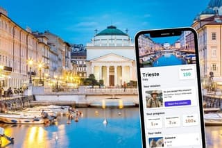 Trieste Exploration Game and City Tour on your Phone