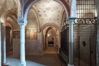 Entrance to the Crypt of San Sepolcro Milan