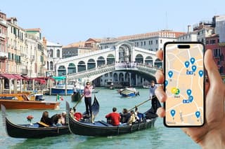 Self-guided scavenger hunt and city game in Venice