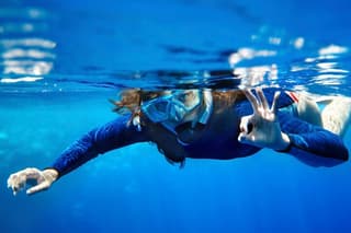 San Teodoro: snorkeling dinghy tour at Tavolara and Molara
