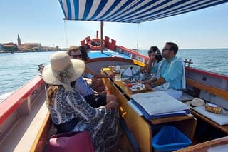 Farm-to-Table: Floating Boat Picnic on the Venice Lagoon