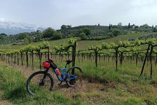Mountain biking in the Tuscan Hills