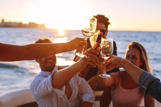 Sunset Boat Tour in Capri: Champagne, Relax, and a Dreamy Sea