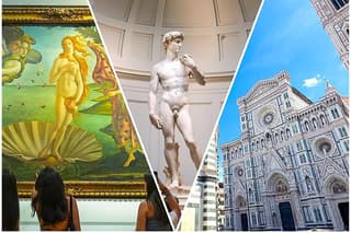 Florence: Accademia Gallery & Statue of David with Uffizi Options